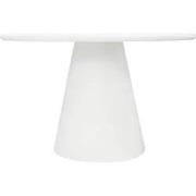 Eettafel Rond - Wit - 120x120x75cm - 2-4 Personen - Fenna