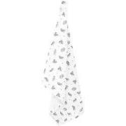 Clayre & Eef Theedoek  50x70 cm Grijs Wit Katoen Katten Keukenhanddoek