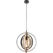 Anne Lighting - hanglamp - Muoversi - naturel - hout - Ø 45cm - E27 - ...