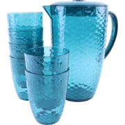 OTIX Kunststof Drinkglazen - Limonadekan - 7-delig - Herbruikbaar - Wa...