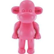 Ornament - Monkey Figurine 'The Legend'- Polyresin - Pink - 20,5x13,5x...