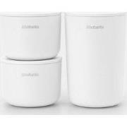 Opbergbakjes, set van 3 - White