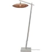 Vloerlamp Tanami - Bamboe Wit/Rotan - 78x55x176cm