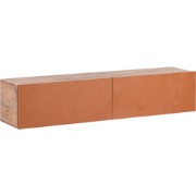 GLADSTONE - Wandgemonteerd TV-meubel - Rood - 140 cm - Vezelplaat