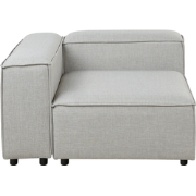 ARDAL - Hoekmodule - Lichtgrijs - Rechtszijdig - Polyester