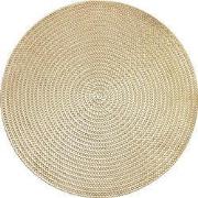 Krumble Placemat rond - PVC - Goud
