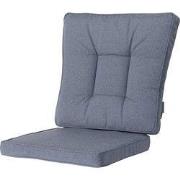 Madison - Wicker Dining Set Outdoor Manchester denim grey - Ca. 95x46 ...