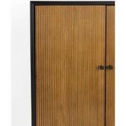 Housecraft Living Coztilla Kast/ Opbergkast Laag Zwart/ Bruin