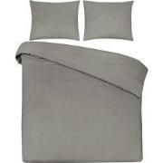 DoubleDry Dekbedovertrek 100% Natuurlijk Katoen - Eenpersoons 140x200/...