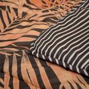 Easy Dekbedden Print - Orange Leafs- 200x200 cm