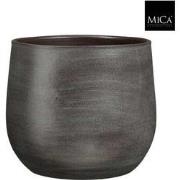 Mica Decorations Bloempot Sevilla - 27x27x24 cm - Terracotta - Bruin