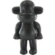 Ornament - Monkey Figurine 'The Legend' - Black - 11x7x19cm