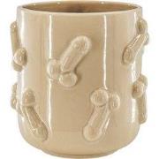 Pot - Dick - Ceramics - Beige - 17,5x17,5x17,5cm