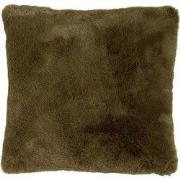 Dutch Decor ZAYA - Kussenhoes unikleur 60x60 cm - Military Olive - gro...