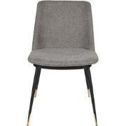 Eetkamerstoel Lionel Licht Grijs - Giga Meubel - Set van 2