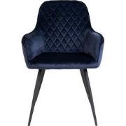 House Nordic Eetkamerstoel Harbo Blauw - Set van 2