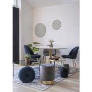 House Nordic Eetkamerstoel Geneve Velvet Blauw - Set van 2