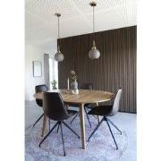 House Nordic Eettafel Metz Eikenhout Naturel Uitschuifbaar 118-158cm
