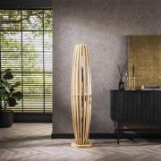 Vloerlamp Naturel Mangohout - 3-Lichts - 145x28x28cm