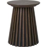 Sidetable Bruin Eikenfineer - Ø40x50cm - Osaka