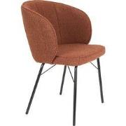 Eetkamerstoel Terra Stof - Zithoogte 49,5cm - 60x60x81cm - Joa - Set v...