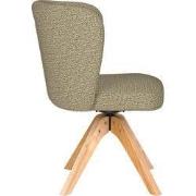 Housecraft Living Stan Eetkamerstoel Draaibaar Hout Pistache groen