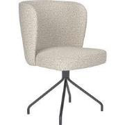Housecraft Living Stan Eetkamerstoel Draaibaar Metaal Spider Off-White