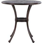BOVINO  - Tuintafel - Donkerbruin - 65 x 65 cm - Aluminium