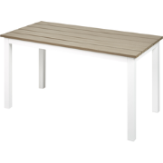 MESSINA - Salontafel - Lichthout/Wit - 96 x 52 cm - Plastichout