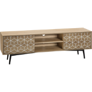 TORVI  - TV-meubel - Lichte houtkleur - MDF