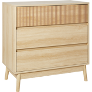 WALES - Ladekast 3 lades - Lichte houtkleur - MDF