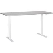 DESTINAS - Elektrisch Verstelbaar bureau - Lichtgrijs - 180 cm - MDF