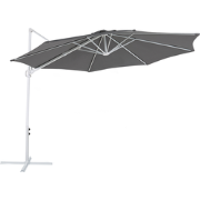 SAVONA II - Zweefparasol - Donkergrijs - Polyester