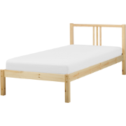 VANNES - Bed - Lichtbruin - 90 x 200 cm - Dennenhout