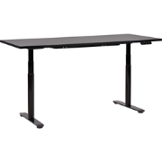 DESTINAS - Elektrisch Verstelbaar bureau - Zwart - 180 cm - MDF