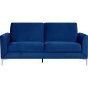 FENES - Driezitsbank - Marineblauw - Fluweel