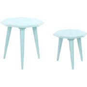 KANRI - Salontafel set - Lichtblauw - MDF