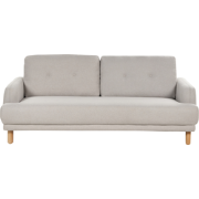 TUVE - Driezitsbank - Taupe - Polyester