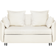 HOVIN  - Slaapbank 2-zits - Crème - Polyester