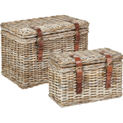 IRBID - Dozen set van 2 - Goudbruin - Rotan