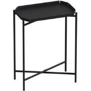 Bijzettafel met rechthoekig blad met rand H56 cm - PARKER