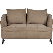 HOBRO - Tweezitsbank - Lichtbruin - Stof