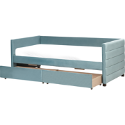 MARRAY - Bedbank met opbergruimte - Mintgroen - 90 x 200 cm - Fluweel