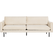 VINTERBRO - Driezitsbank - Lichtbeige - Fluweel