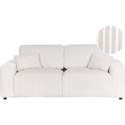 SANDORA - Driezitsbank - Gebroken wit - Corduroy