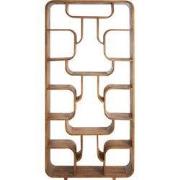 Light&living Kast open 100x30x200 cm LABARE licht bruin