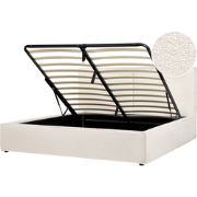 MOISSAC - Tweepersoonsbed - Gebroken wit - 180 x 200 cm - Polyester