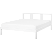 VANNES  - Tweepersoonsbed - Wit - 140 x 200 cm - Dennenhout