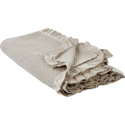 HATTON - Sprei - Taupe - 220 x 200 cm - Katoen