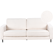 SAVALEN - Driezitsbank - Wit - Bouclé